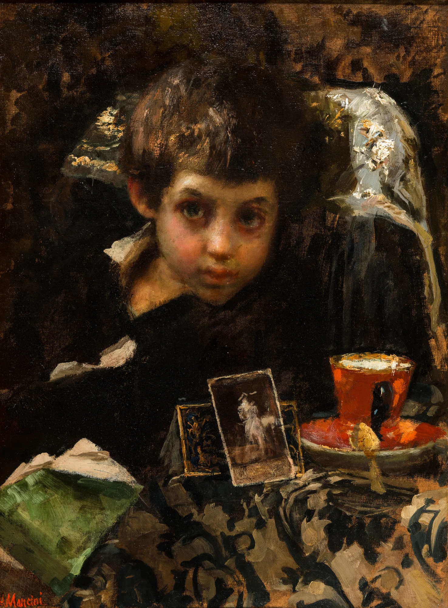 Antonio Mancini — La Tazzina di Caffè