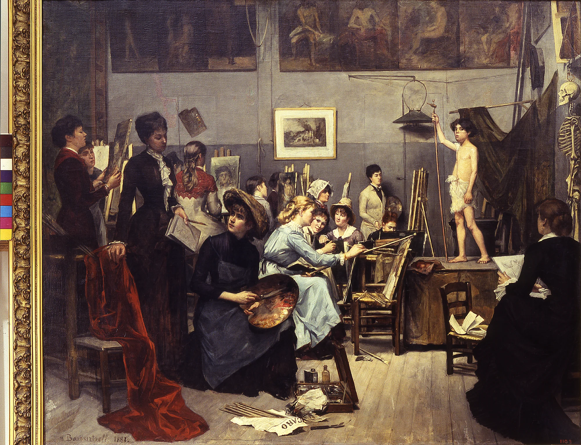 Marie Bashkirtseff, In the studio