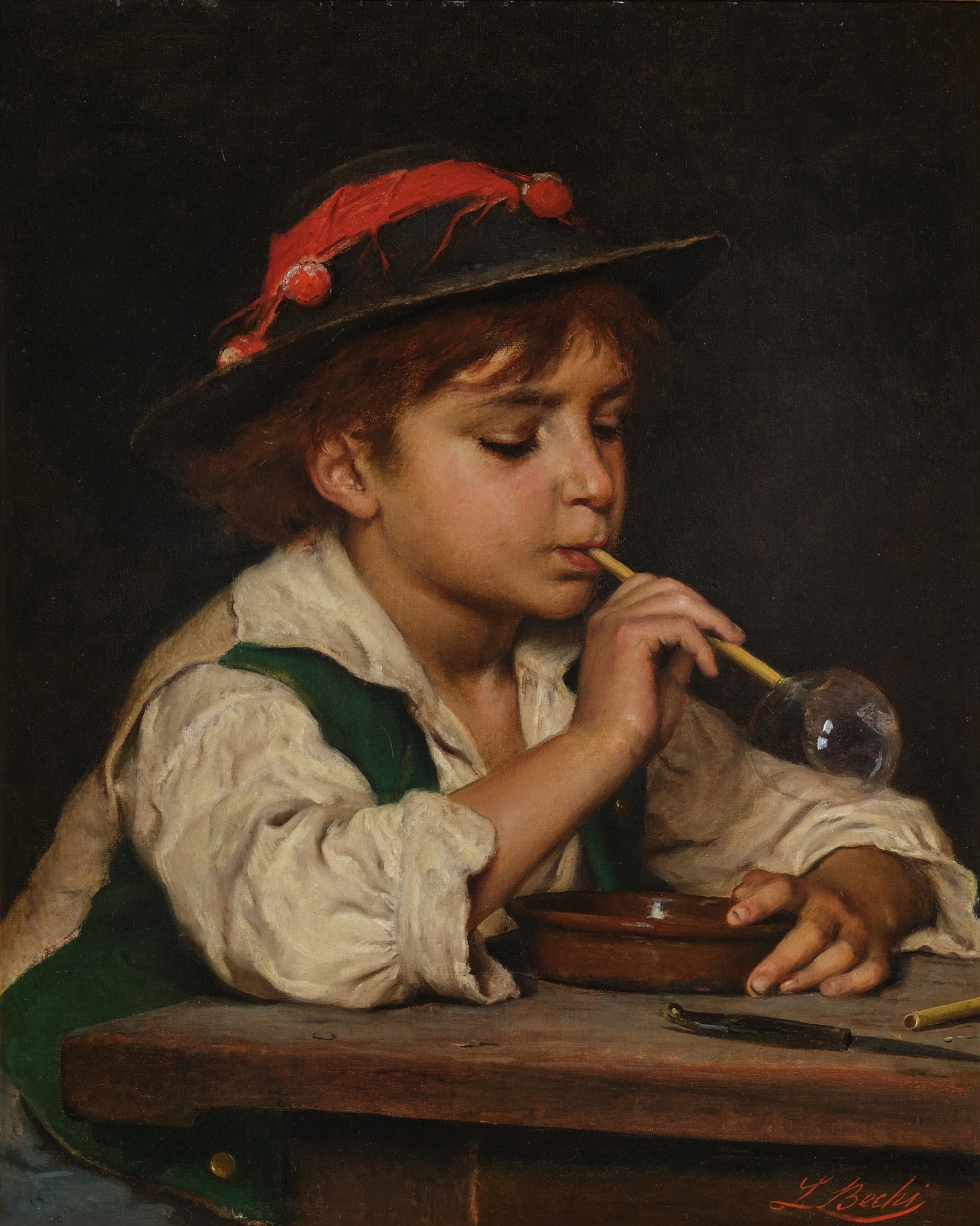 Luigi Bechi, Bolle di sapone