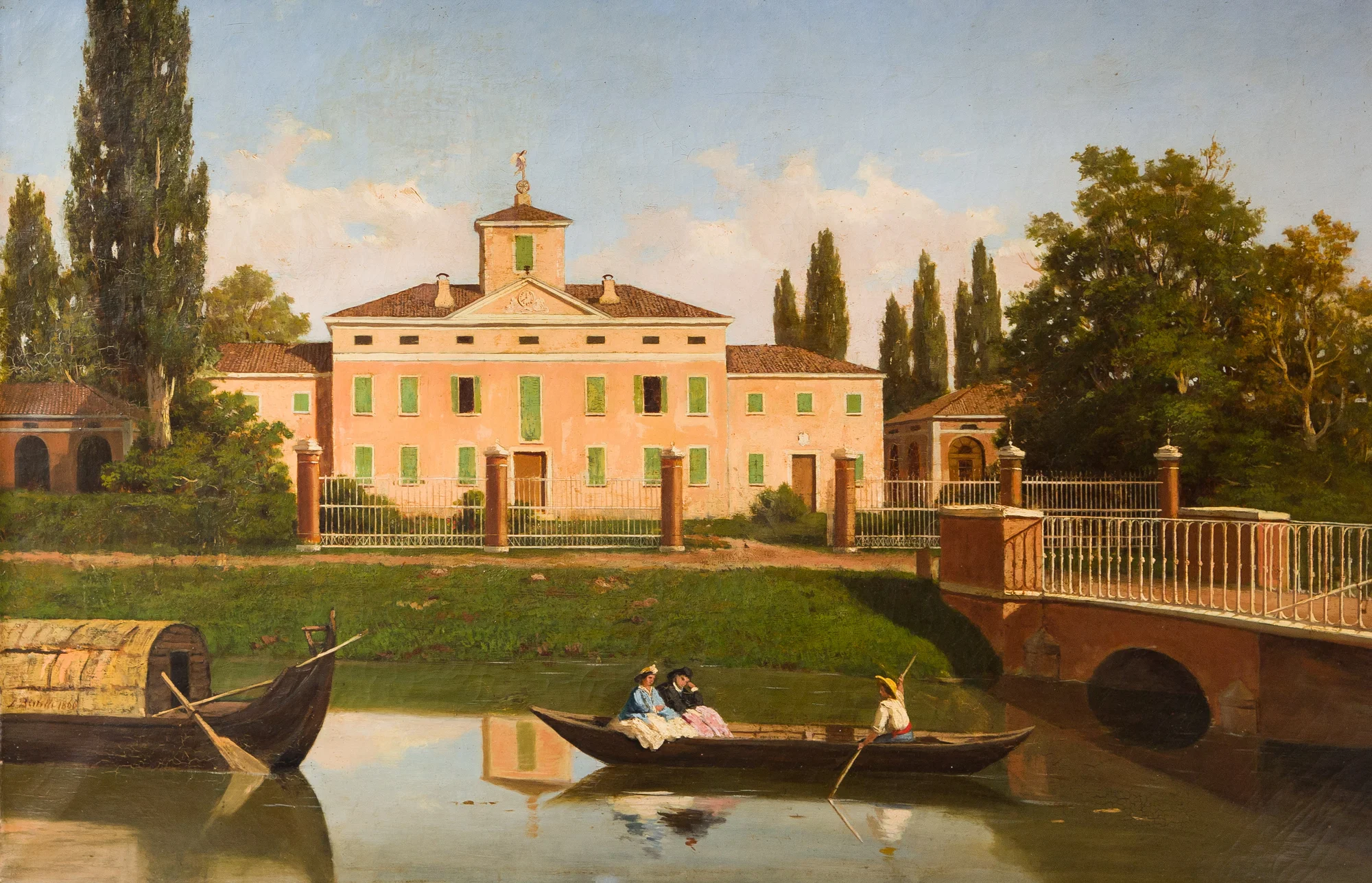 Luigi Bertelli, Ozio in villa